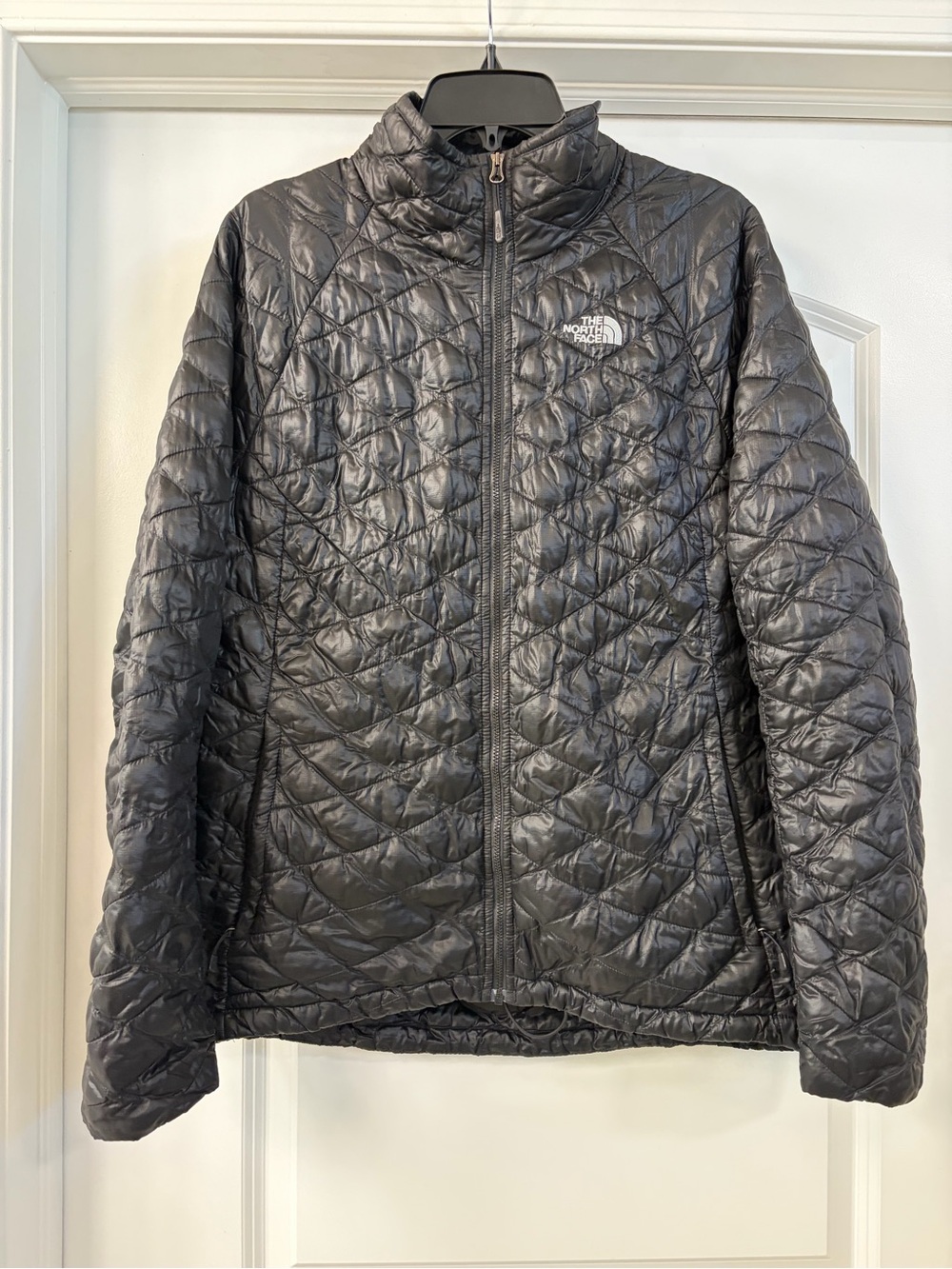 The North Face Jacket Womens LG Black ThermoBall Eco Quilted Puffer Insulated